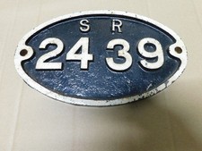 Vintage  British Railways  (Southern Railways) Wagon/Coach Plate Cast Iron