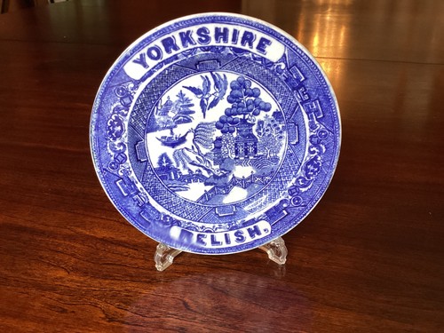 Yorkshire relish blue willow - blue,