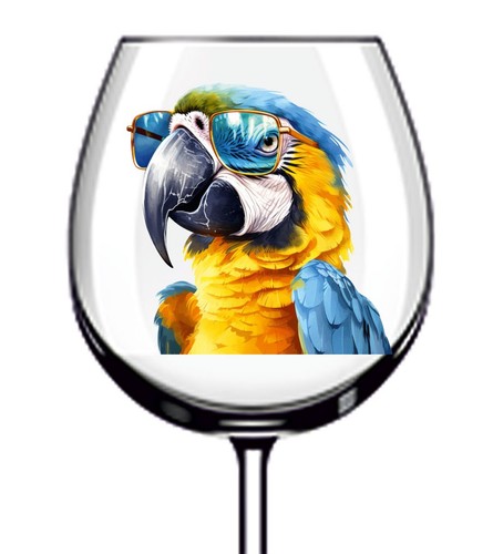 12x blue gold macaw parrot - gold,