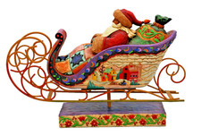 Jim Shore 117719 Delivering Joy Santa Figurine – Heartwood Creek