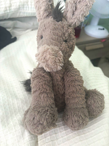 Jellycat grey donkey plush - jellycat,