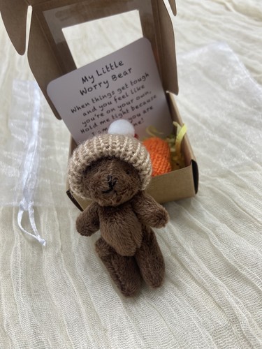 Teddy bear hug a box - teddy, in