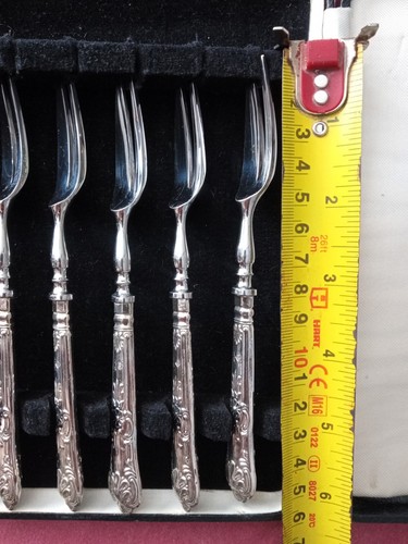 Cased set vintage silver - of,