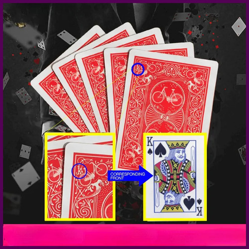 Secret marked poker cards - secret,