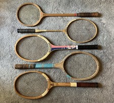 Five Vintage Slazenger and