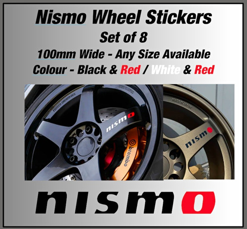 Nismo wheel stickers set - nismo,