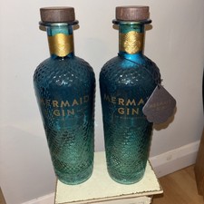 2 x Mermaid Gin Bottle 70cl