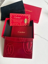  red leather Cartier card