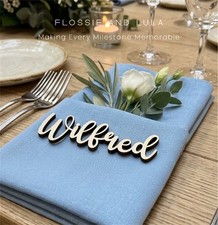 Personalised Wooden Name Place