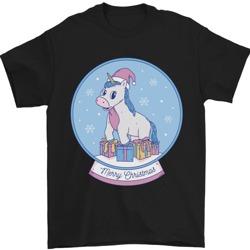 Christmas unicorn snow globe - christmas,