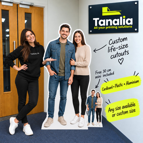 Couple life size cutout - life,