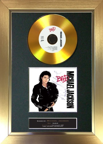 Michael jackson bad - bad, signed