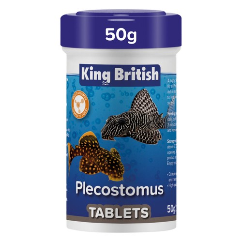 King british plecostomus food - british,