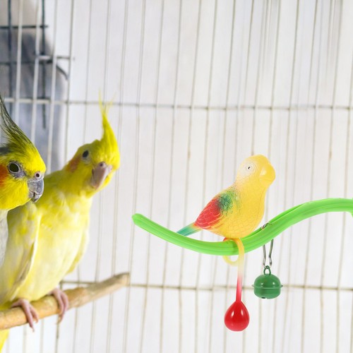 Bird stand perch plastic toy - bird,