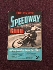 Speedway book The People Speedway Guide 1949