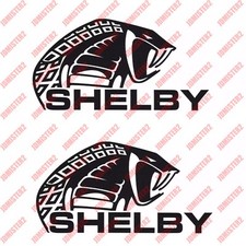 Shelby Cobra Decal Shelby Sticker Vinyl Decal Mustang GT350 GT500 - Any Size