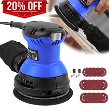 1300W ELECTRIC RANDOM ORBITAL SANDER 6 SPEEDS ROTARY PALM CIRCULAR DISC 125mm UK