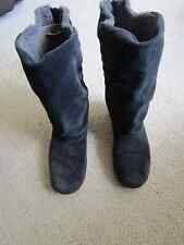 NIKE BLACK SUEDE BOOTS SENSORY MOTION SYSTEM UK SIZE 5 