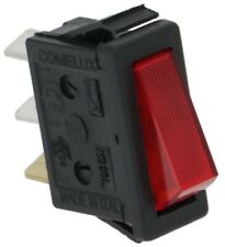 16A RED ILLUMINATED ROCKER