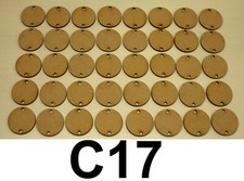 40 x LASER CUT WOODEN DISCS