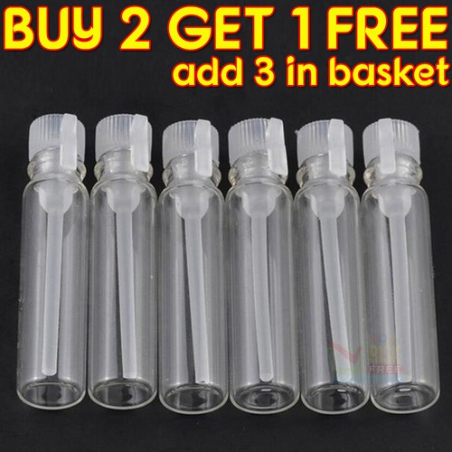 Empty small glass perfume - small,