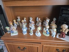 Joblot Of Antique Hand Painted Ceramic Figurines.
