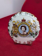 Liverpool Road Pottery.Pocket Vase/Posey.Silver Jubilee of Queen Elizabeth II.