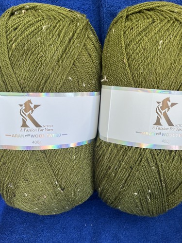 400g knitco aran - aran, wool