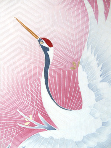 Ayane crane bird pine tree - crane,