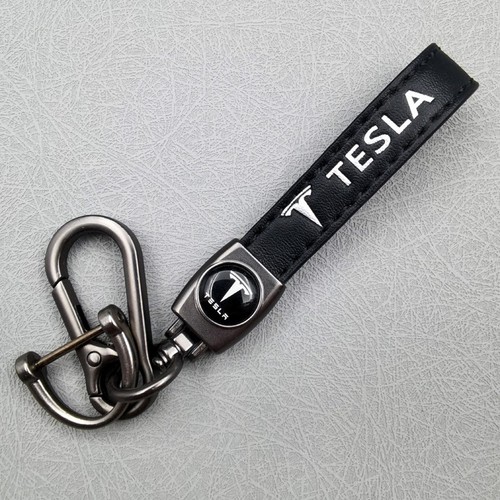 Tesla logo key chain - tesla, keychain