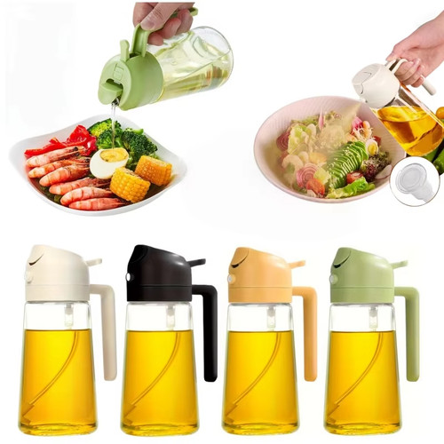 Oil spray bottle - 2-in-1,