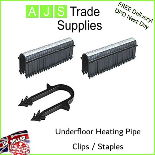 Underfloor heating pipe clips - heating,