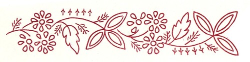 Vintage embroidery transfer - embroidery,