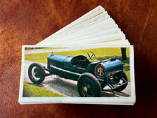 Carreras Craven Black Cat Cigarette Cards Full Set - Vintage Cars 1976