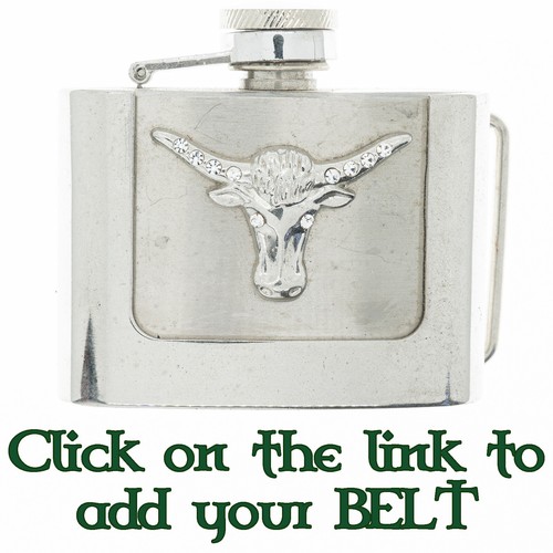 Removeable hip flask buffalo - hip,