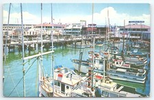 Postcard Fishermans Wharf San