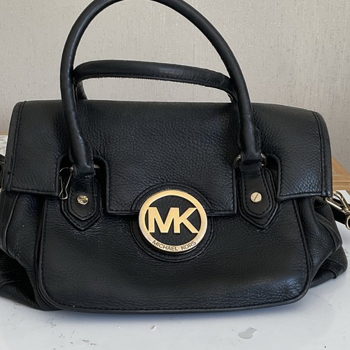 Michael kors black pebbled - black,