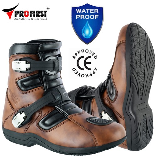 Mens motorbike touring - motorbike, boots