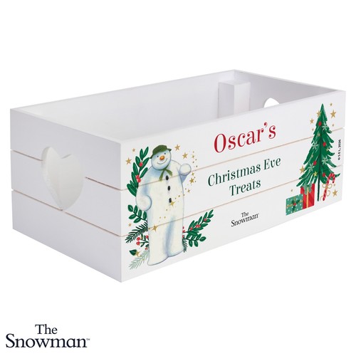Wooden crate the snowman - the,