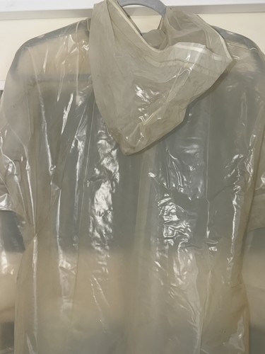 Vintage pvc raincoat rain - raincoat,