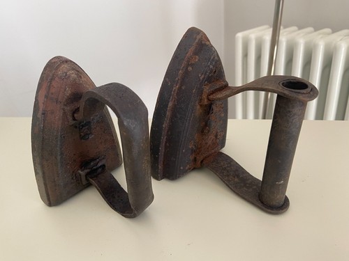 Two vintage irons - irons, ~