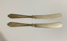Vintage Butter Spreaders x 2 - Silver Plated?