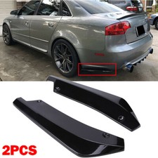 For Audi A3 A4 A5 S3 S4 S5 Rear Spats Splitter Side Canard Diffuser Bumper Lip