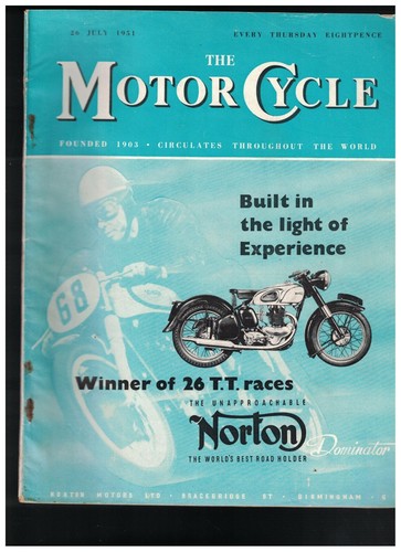 Motor cycle magazine - magazine, july