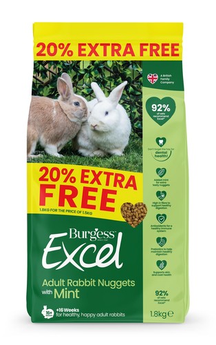 Burgess excel adult rabbit - 4,