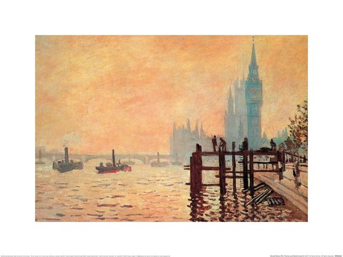 Claude monet the thames and - claude,