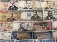 KENYAN SHILLING BANKNOTES - CHOICE OF STYLE AND BANKNOTE - KENYA