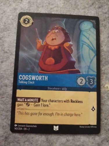 Disney lorcana cogsworth - lorcana,