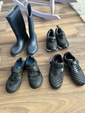Boys Shoe bundle School Clarks 13F Nike M&S Wellies Trainers Next day