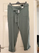 George Linen Trousers Size 12